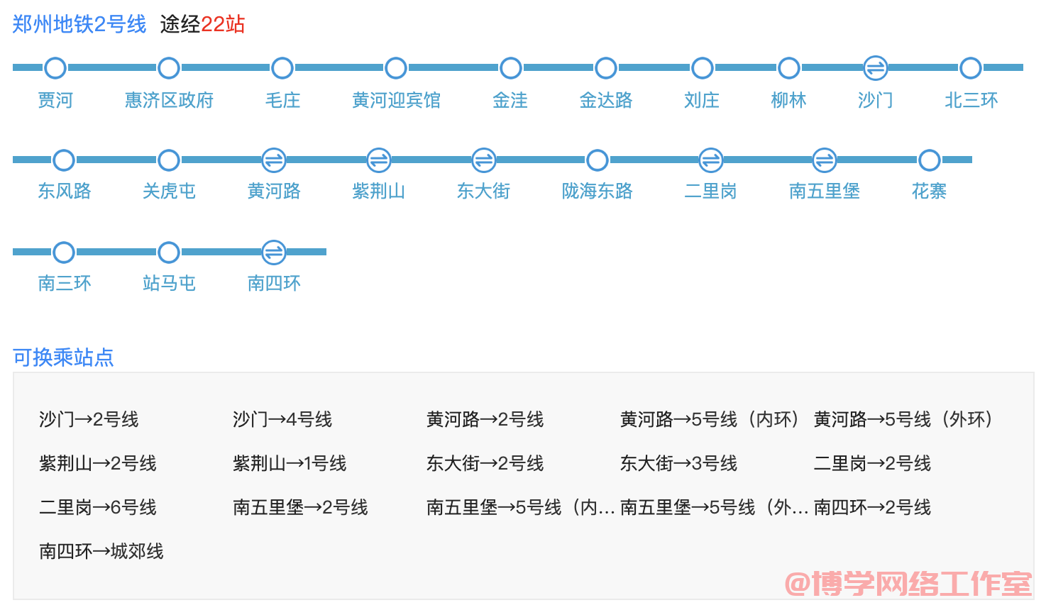 郑州地铁2号线线路图 郑州地铁2号线首末班车运营时间表